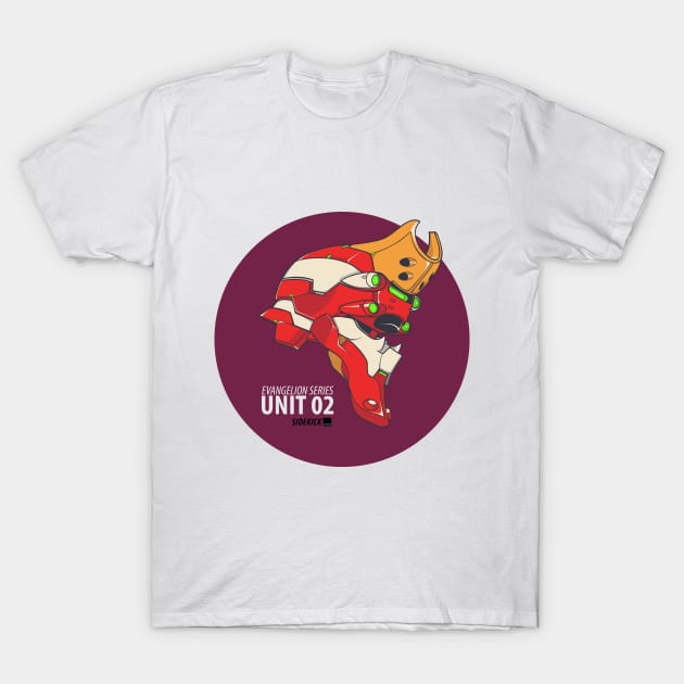 Evangelion Unit 02 T-Shirt by Sadajiwa_std